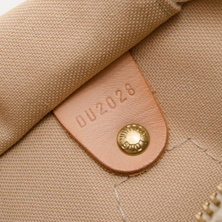 Pre Owned Louis Vuitton Damier Azur Speedy 30