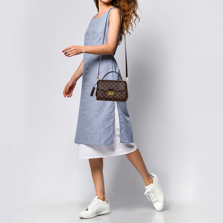 Louis Vuitton Croisette Damier Azur Crossbody Bag Women