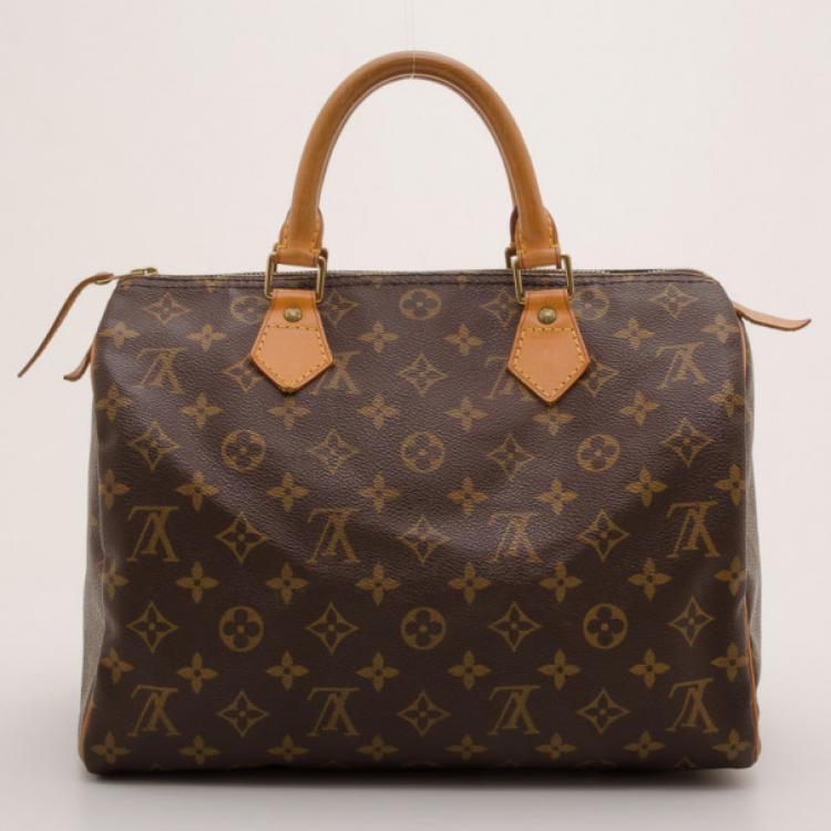 Pre Owned Louis Vuitton Monogram Speedy 30