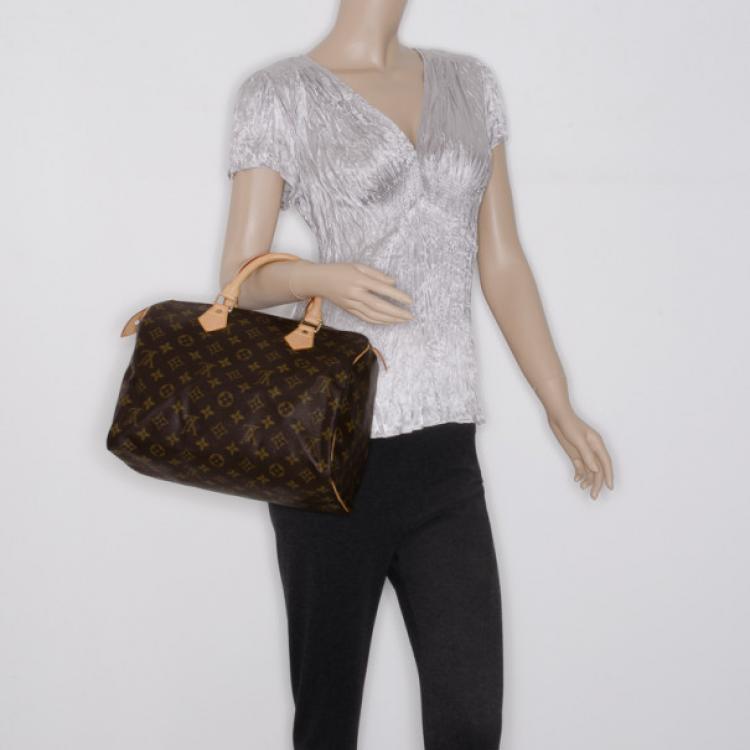 Pre Owned Louis Vuitton Monogram Speedy 30