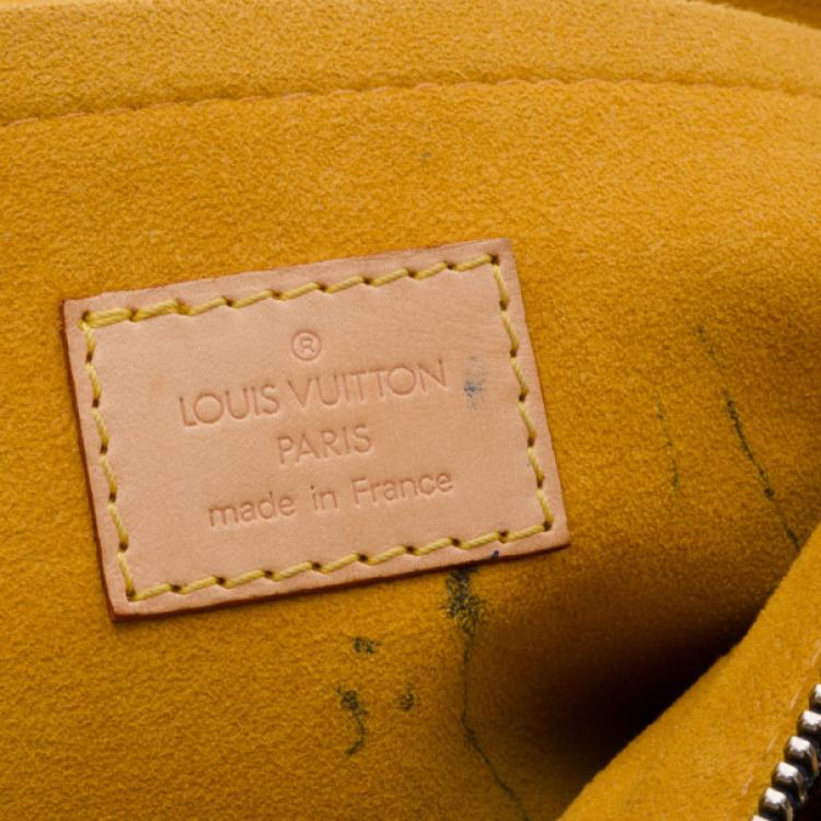 Pre Owned Louis Vuitton Monogram Denim Neo Speedy Satchel