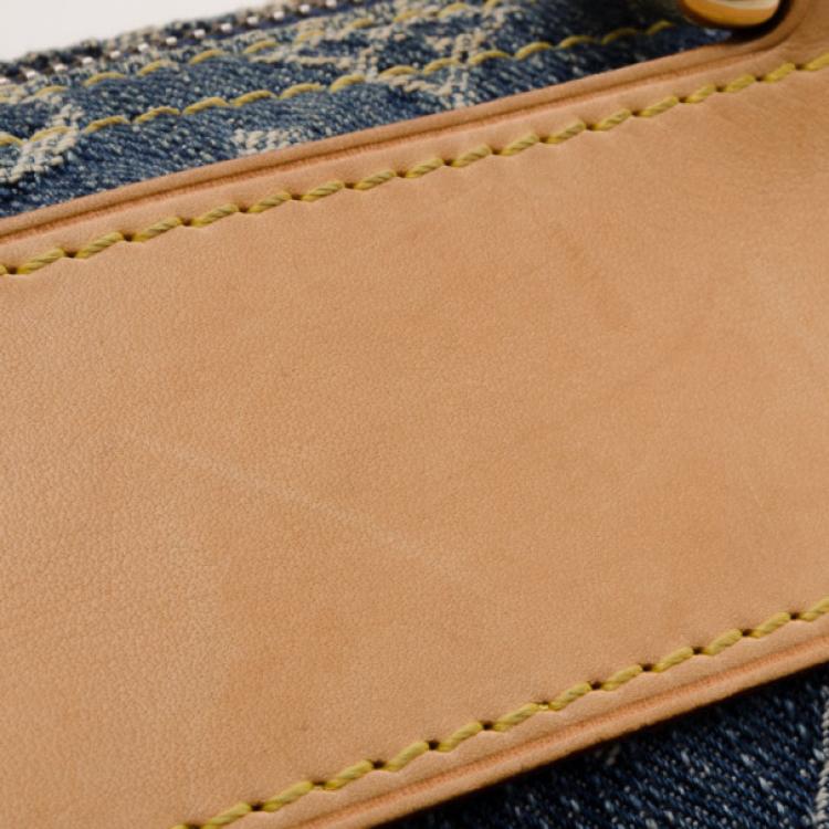 Pre Owned Louis Vuitton Monogram Denim Neo Speedy Satchel