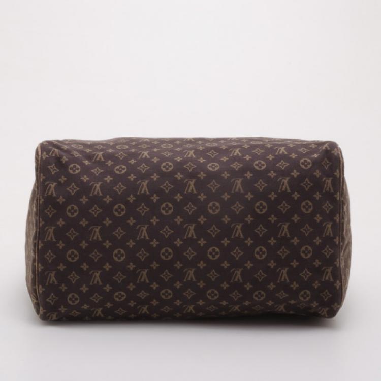Pre Owned Louis Vuitton Ebene Mini Lin Speedy 30