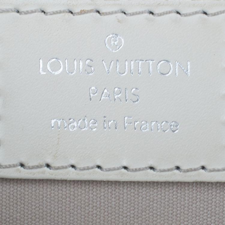 Pre Owned Louis Vuitton Ivory Epi Leather Lockit Tote