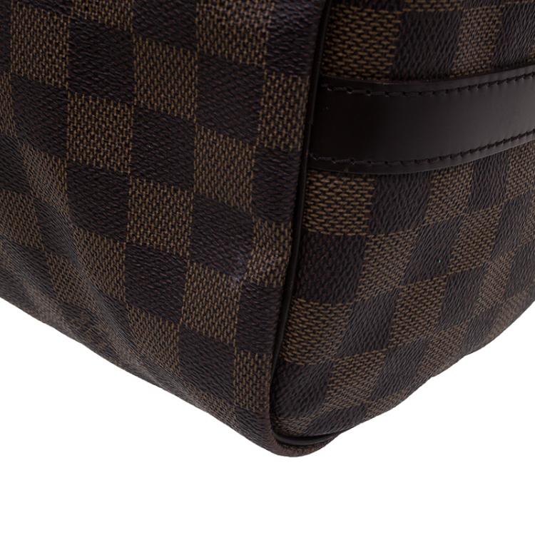 Pre Owned Louis Vuitton Damier Ebene Canvas Bandouliere Speedy  30