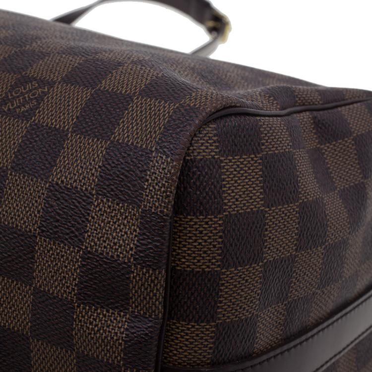 Pre Owned Louis Vuitton Damier Ebene Canvas Bandouliere Speedy  30