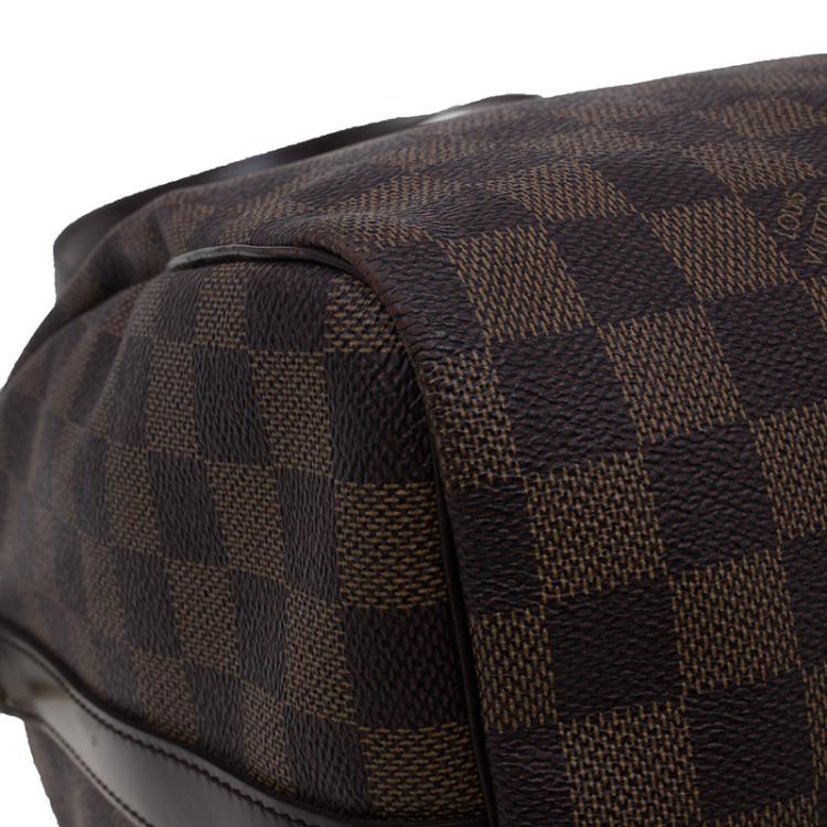 Pre Owned Louis Vuitton Damier Ebene Canvas Bandouliere Speedy  30