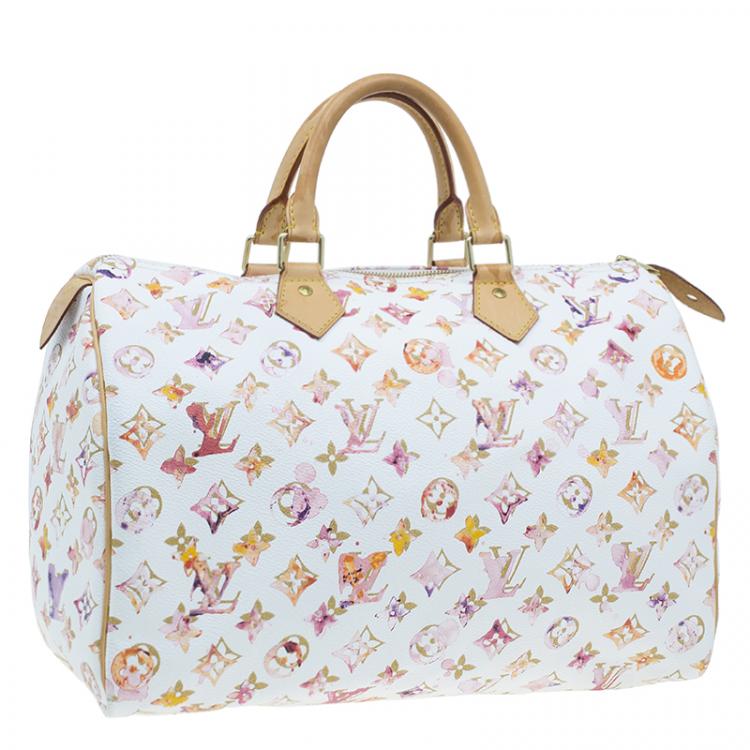 مملوكة مسبقًا Louis Vuitton Watercolor Monogram Speedy 35