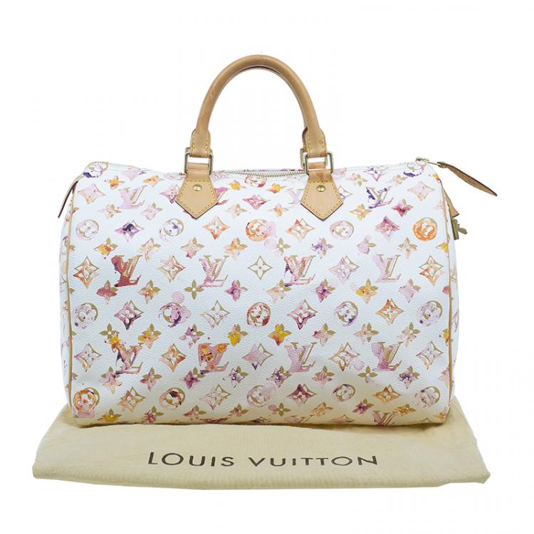 مملوكة مسبقًا Louis Vuitton Watercolor Monogram Speedy 35