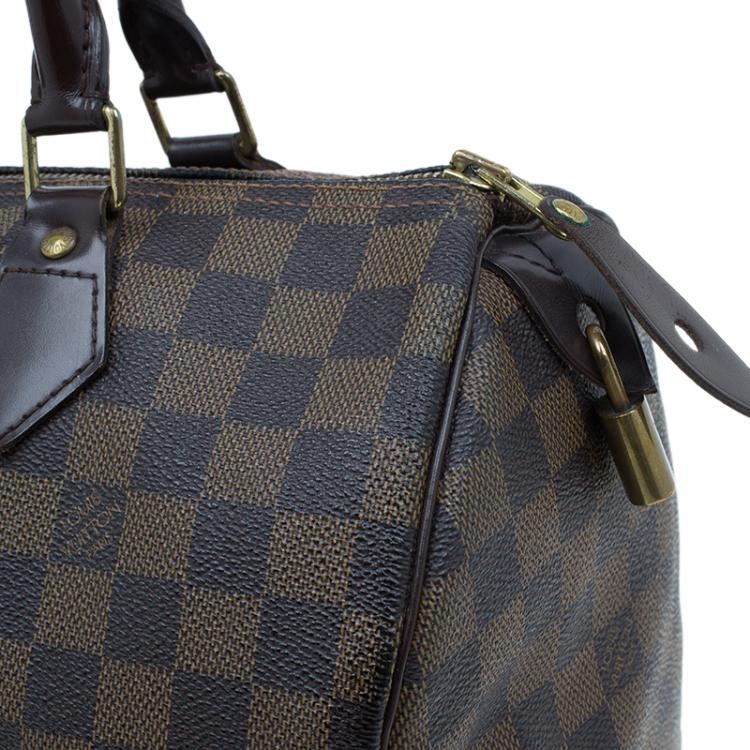 Pre Owned Louis Vuitton Damier Ebene Canvas Speedy 30