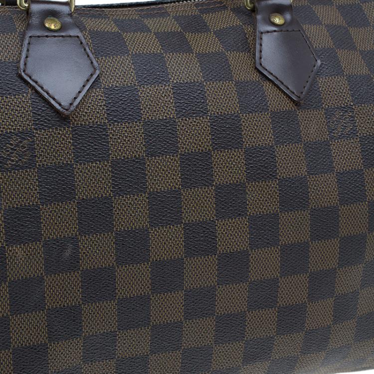 Pre Owned Louis Vuitton Damier Ebene Canvas Speedy 30