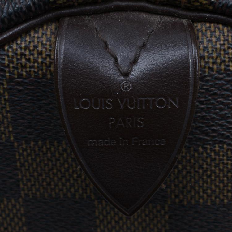Pre Owned Louis Vuitton Damier Ebene Canvas Speedy 30