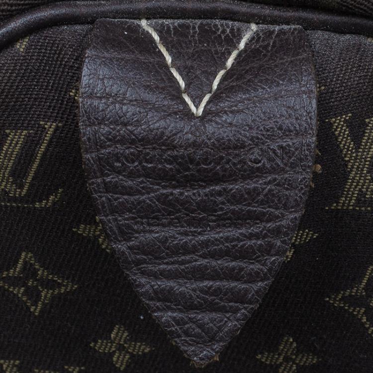 Pre Owned Louis Vuitton Monogram Mini Lin Speedy 30
