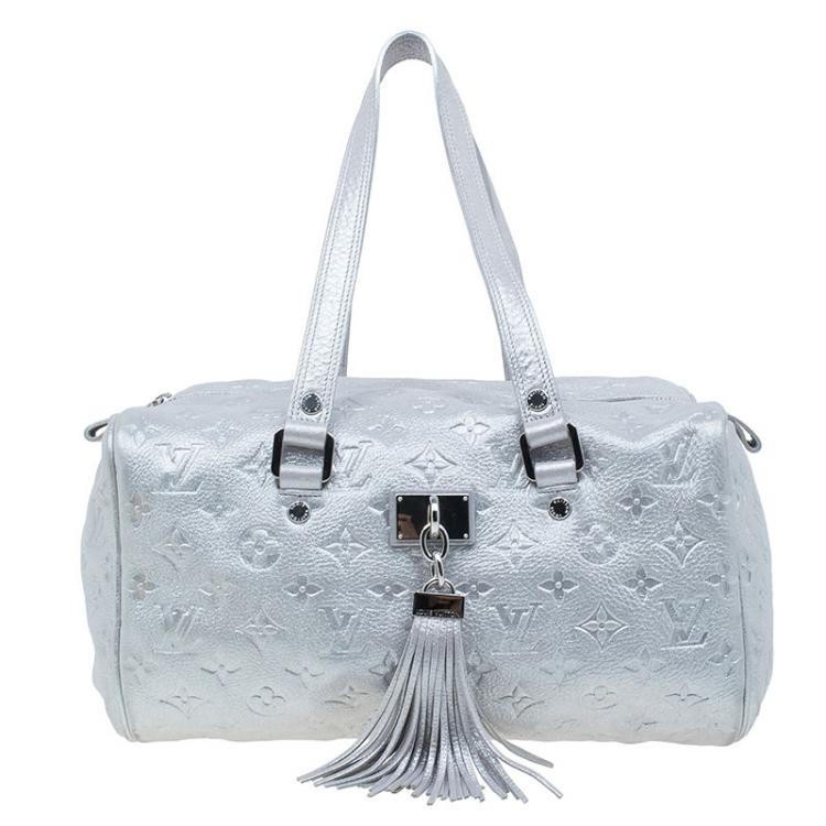 Vuitton Limited Edition Silver Monogram Shimmer Comete Bag | TLC
