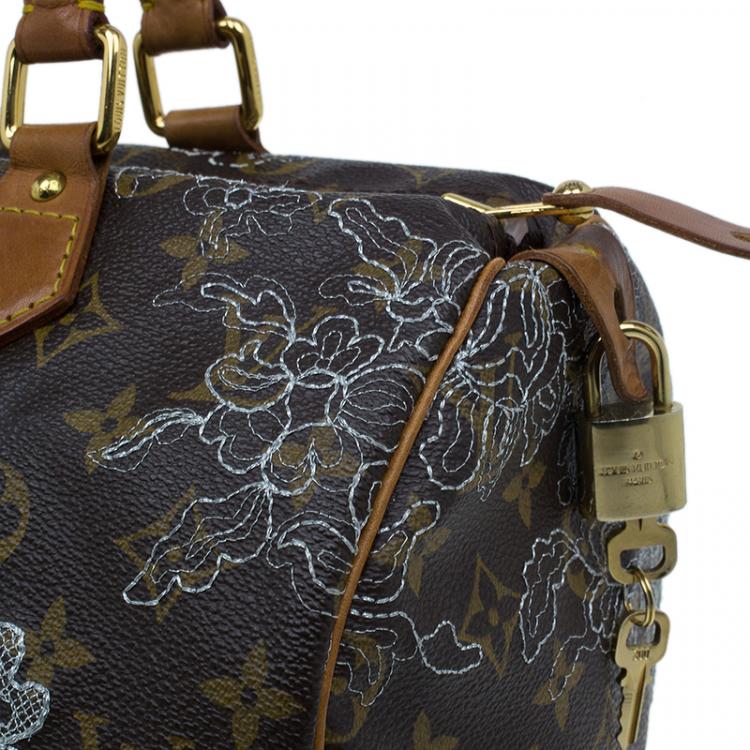 مملوكة مسبقًا Louis Vuitton Monogram Canvas Dentelle Speedy 30
