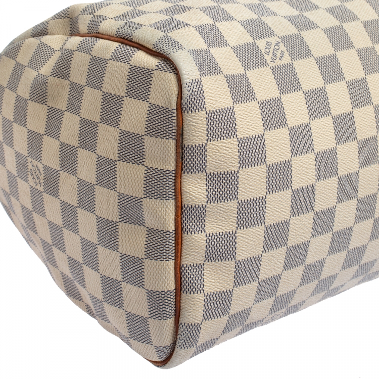 مملوكة مسبقًا Louis Vuitton Damier Azur Canvas Speedy 30 Bag