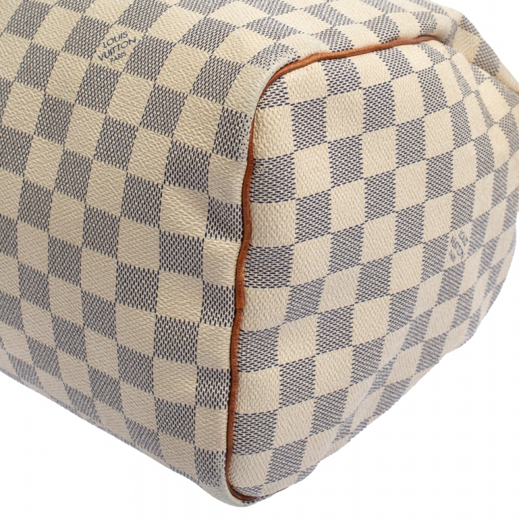 مملوكة مسبقًا Louis Vuitton Damier Azur Canvas Speedy 30 Bag