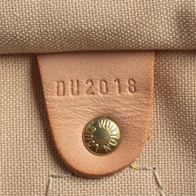 مملوكة مسبقًا Louis Vuitton Damier Azur Canvas Speedy 30 Bag