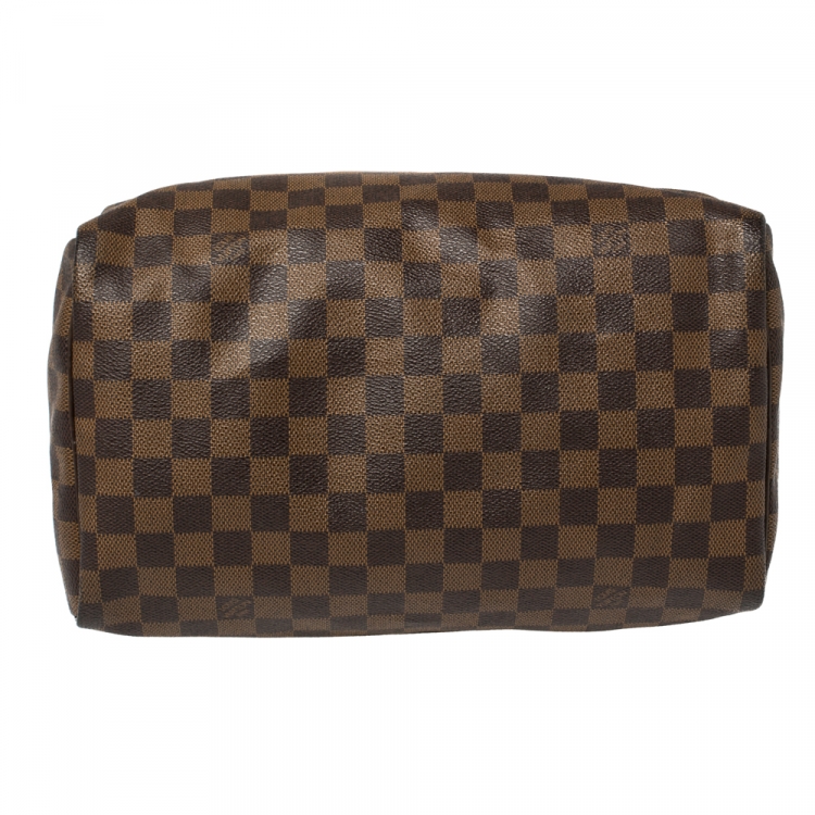 Pre Owned Louis Vuitton Damier Ebene Canvas Speedy 30 Bag