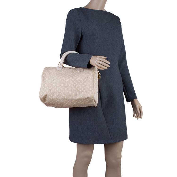 Louis Vuitton Monogram Mini Lin Speedy 30 Satchel, Louis Vuitton Handbags