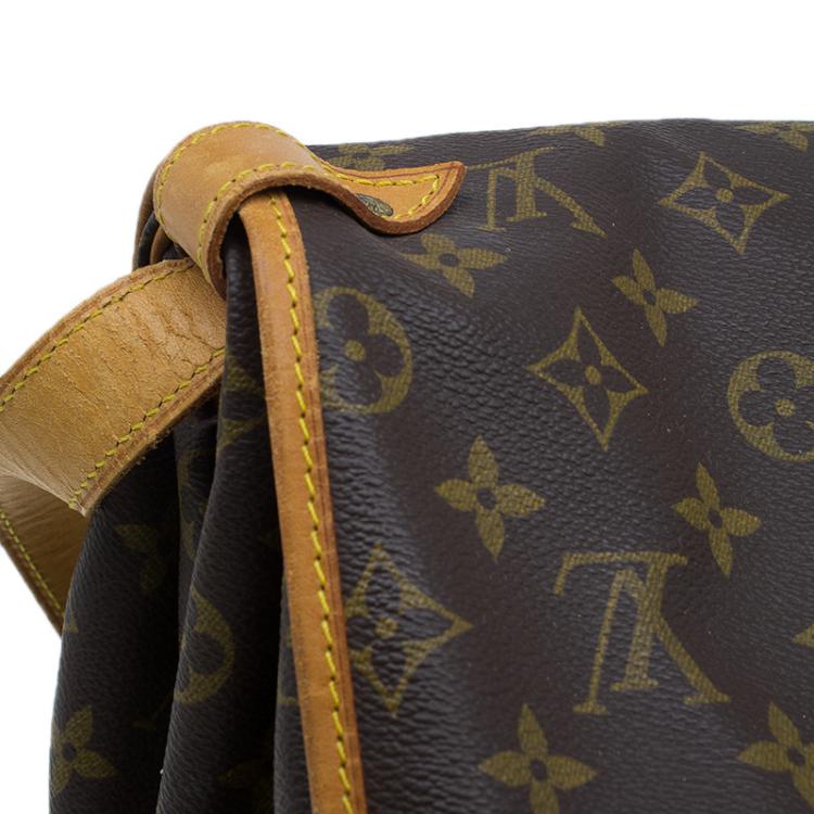 Pre Owned Louis Vuitton Monogram Canvas Saumur Messenger 35 Bag