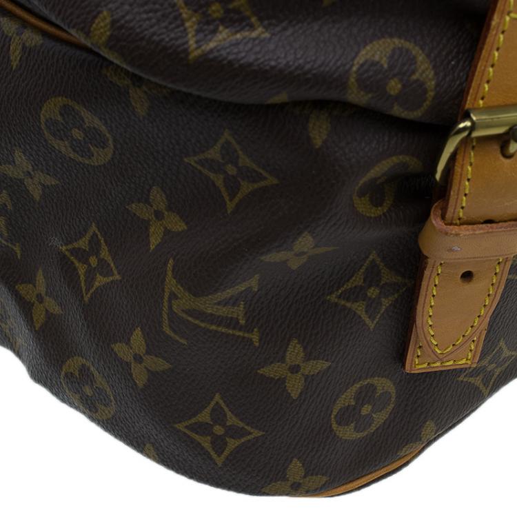Pre Owned Louis Vuitton Monogram Canvas Saumur Messenger 35 Bag