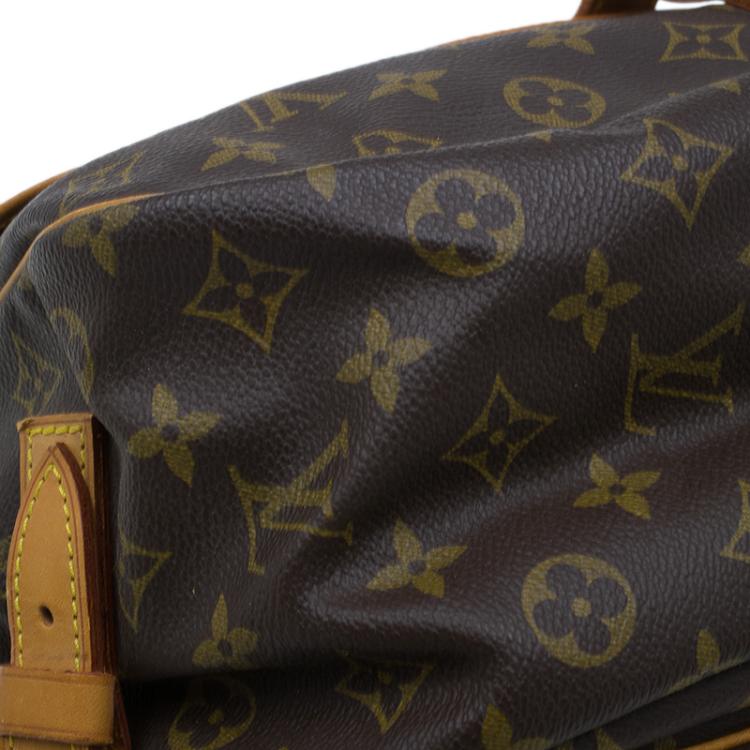 Pre Owned Louis Vuitton Monogram Canvas Saumur Messenger 35 Bag