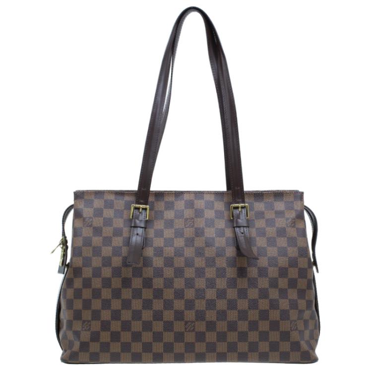 Louis Vuitton Damier Ebene Canvas LV Riverside Tote - Handbag | Pre-owned & Certified | used Second Hand | Unisex