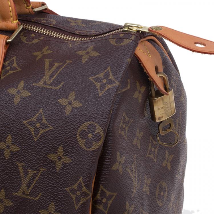 مملوكة مسبقًا Louis Vuitton Monogram Canvas Speedy 30