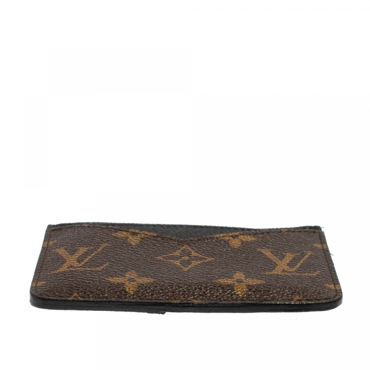 Pre Owned Louis Vuitton Monogram Macassar Canvas Neo Porte Cartes Card Holder
