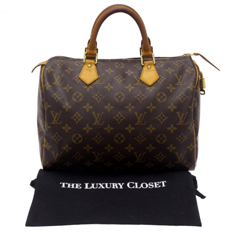 مملوكة مسبقًا Louis Vuitton Monogram Canvas Speedy 30