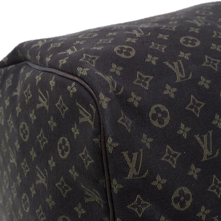 Pre Owned Louis Vuitton Monogram Canvas Mini Lin Speedy 30 Bag