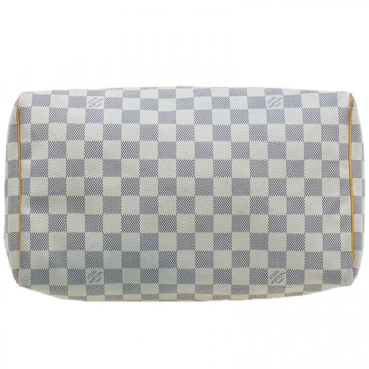 مملوكة مسبقًا Louis Vuitton Damier Azur Canvas Speedy 30 Bag