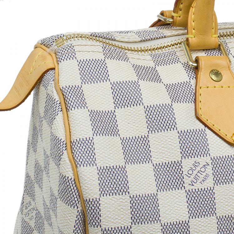 مملوكة مسبقًا Louis Vuitton Damier Azur Canvas Speedy 30 Bag