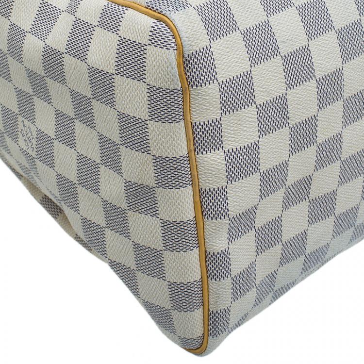 مملوكة مسبقًا Louis Vuitton Damier Azur Canvas Speedy 30 Bag