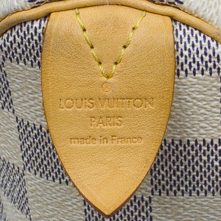 مملوكة مسبقًا Louis Vuitton Damier Azur Canvas Speedy 30 Bag