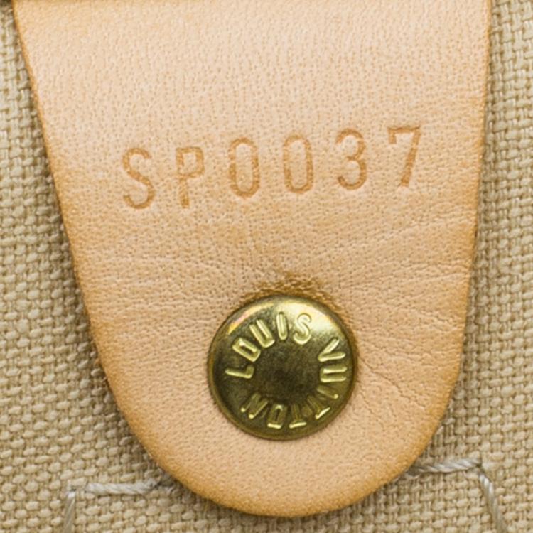 مملوكة مسبقًا Louis Vuitton Damier Azur Canvas Speedy 30 Bag