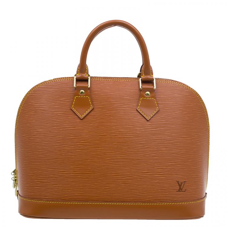 Louis Vuitton Limited Edition Natural Vachetta Alma PM Bag - Yoogi's Closet