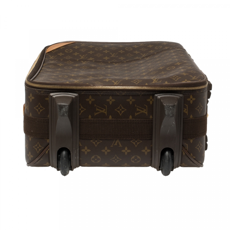 Pre Owned Louis Vuitton Monogram Canvas Pegase Light 55 Luggage