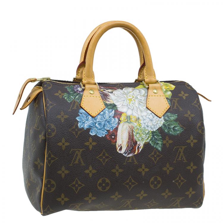 مملوكة مسبقًا Louis Vuitton Monogram Canvas Hand Paint Speedy 25 Bag