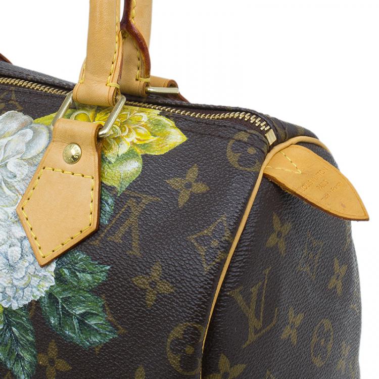 مملوكة مسبقًا Louis Vuitton Monogram Canvas Hand Paint Speedy 25 Bag