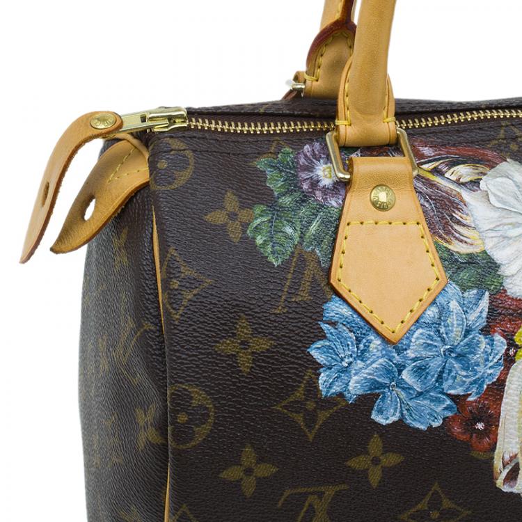 مملوكة مسبقًا Louis Vuitton Monogram Canvas Hand Paint Speedy 25 Bag