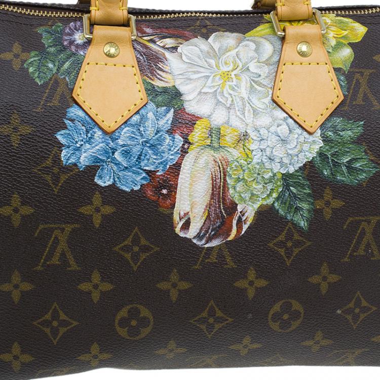 مملوكة مسبقًا Louis Vuitton Monogram Canvas Hand Paint Speedy 25 Bag