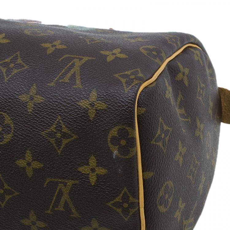 مملوكة مسبقًا Louis Vuitton Monogram Canvas Hand Paint Speedy 25 Bag
