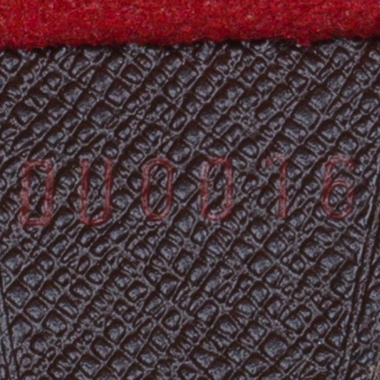 Pre Owned Louis Vuitton Damier Ebene Canvas Marais Bucket Bag w/Accessories Pochette