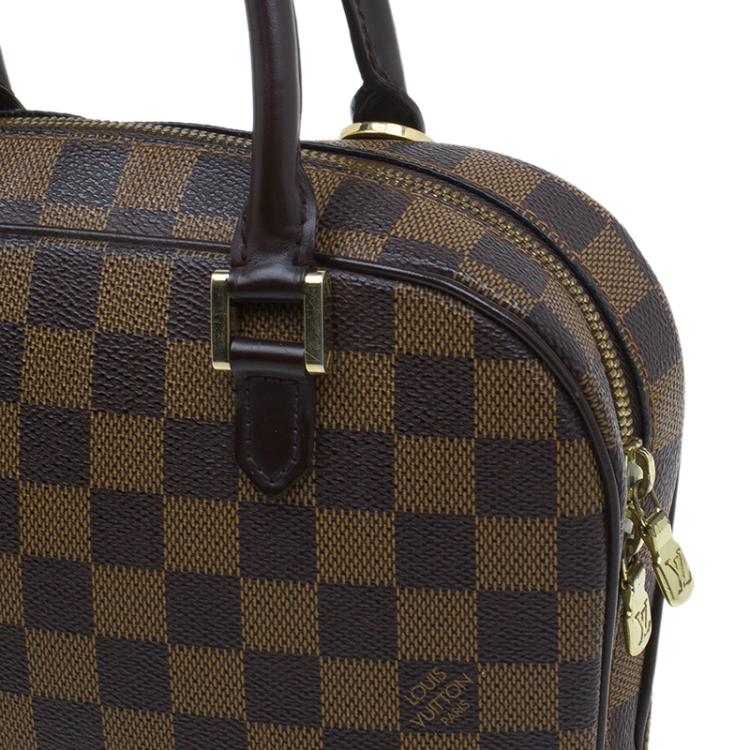 Pre Owned Louis Vuitton Damier Ebene Canvas Mini Sarria Satchel Bag