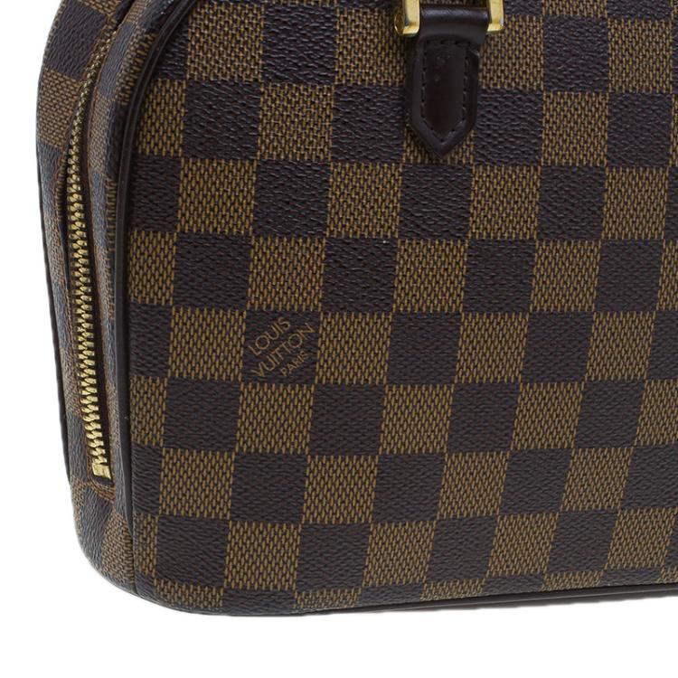 Pre Owned Louis Vuitton Damier Ebene Canvas Mini Sarria Satchel Bag