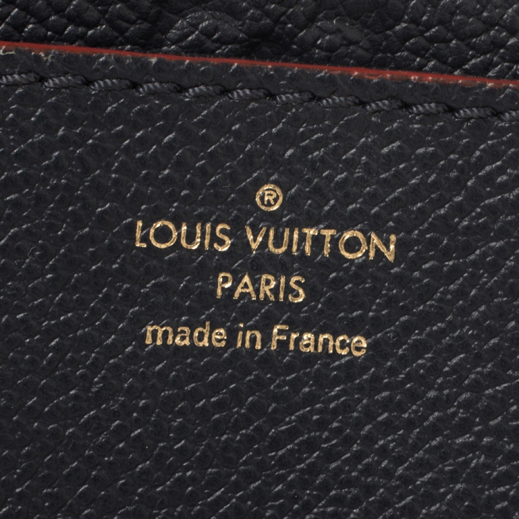 Pre Owned Louis Vuitton Marine Rouge Monogram Empreinte Leather Blanche BB Bag