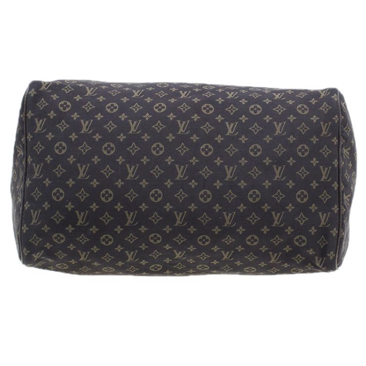 Pre Owned Louis Vuitton Monogram Canvas Mini Lin Speedy 30