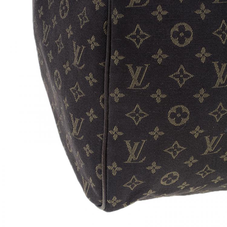 Pre Owned Louis Vuitton Monogram Canvas Mini Lin Speedy 30